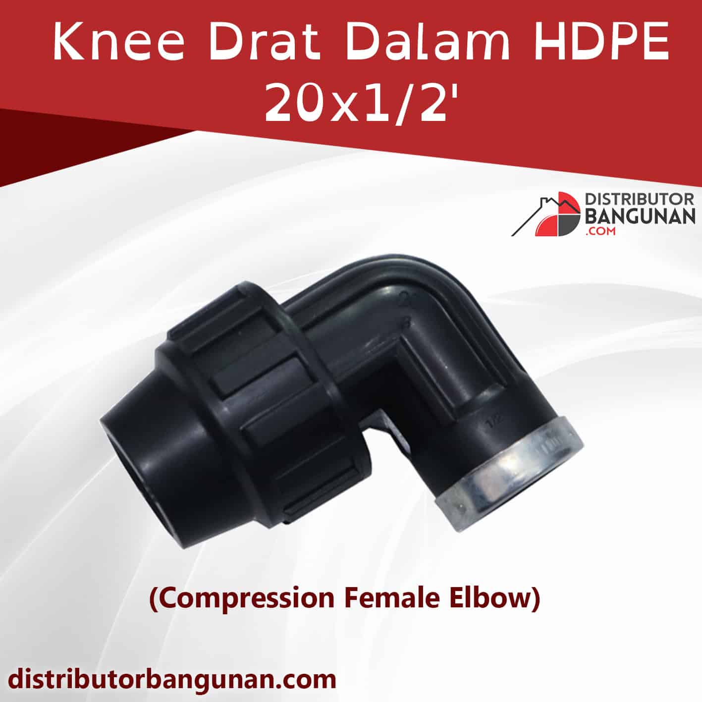 Knee Drat Dalam Hdpe 201 2 Compression Female Elbow Https