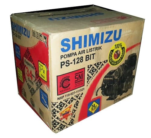 081809595918 (XL) | Spesifikasi Pompa Air Shimizu, Katalog Shimizu, Pompa SHIMIZU PS 128 BIT