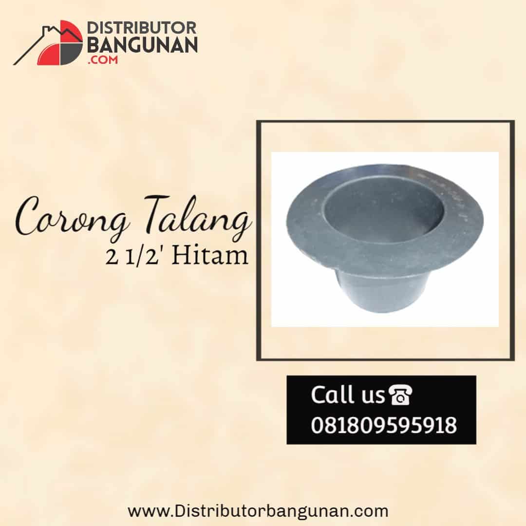  Corong talang 2 1 2 hitam Distributor Bahan Bangunan