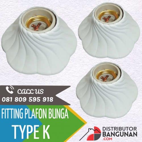 Fitting Plafon Bunga tipe K Distributor Bahan Bangunan