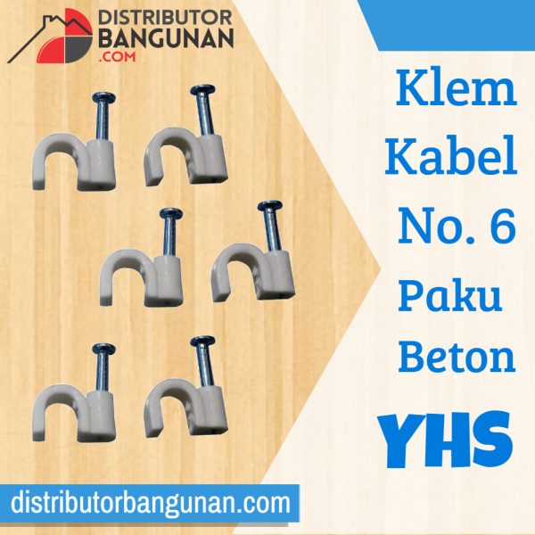 Klem Kabel No 6 Paku Beton YHS (171)